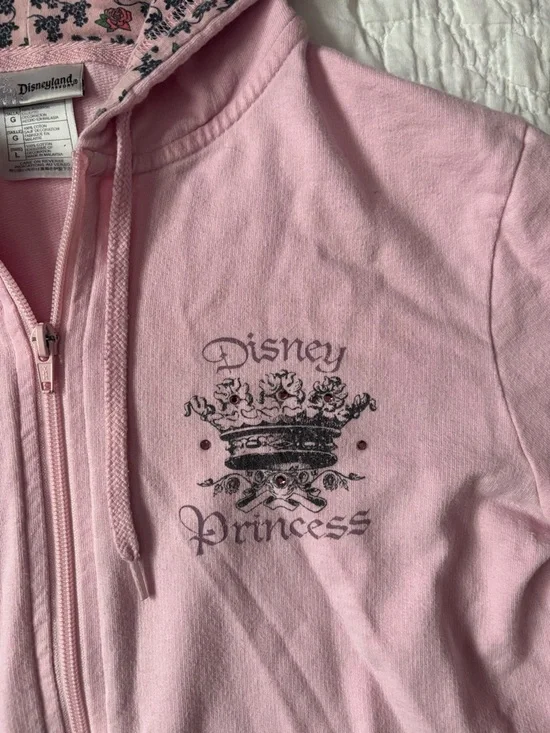 Disney Princess Pink Zip-Up - Picture 6 of 7